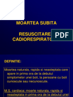 Moartea Subita Si Resuscitarea