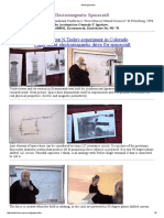 Paper About N.Tesla's Experiment in Colorado Paper About Electromagnetic Drive For Spacecraft