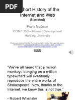 History of Internet and Web