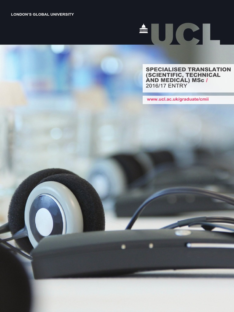 MSc in Scientific Translation at UCL | PDF | Translations | Master Of ...