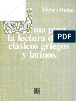 Moses Hadas - Guía Para La Lectura De Los Clásicos Griegos Y Latinos.pdf