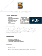 Plan de Trabajo de Auxiliar de Educacion