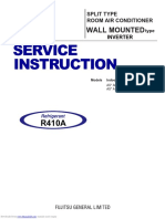 Fujitsu Service Instruction