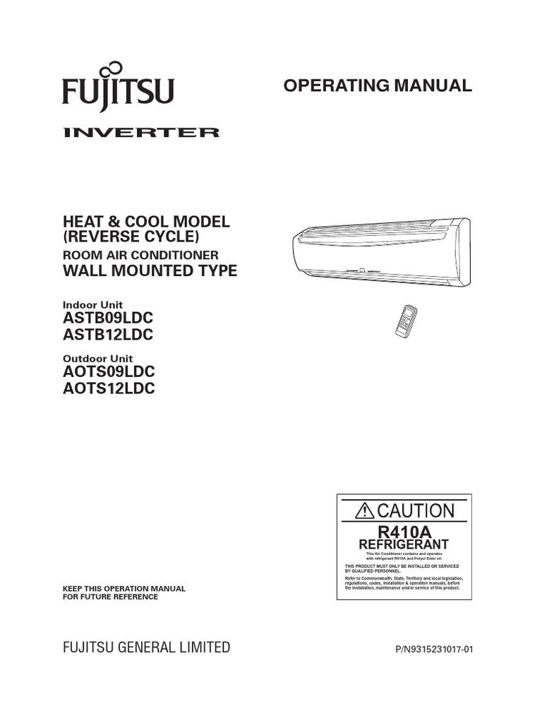 Fujitsu Service Manual PDF Thermostat Air Conditioning