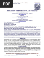 A STUDY ON CYBER SECURITY AND ITS RISKS