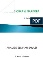 Analisis Sediaan Emulsi