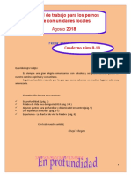 Cuaderno de Apoyo Al Encuentro de Palabra de Vida Agosto 2018.