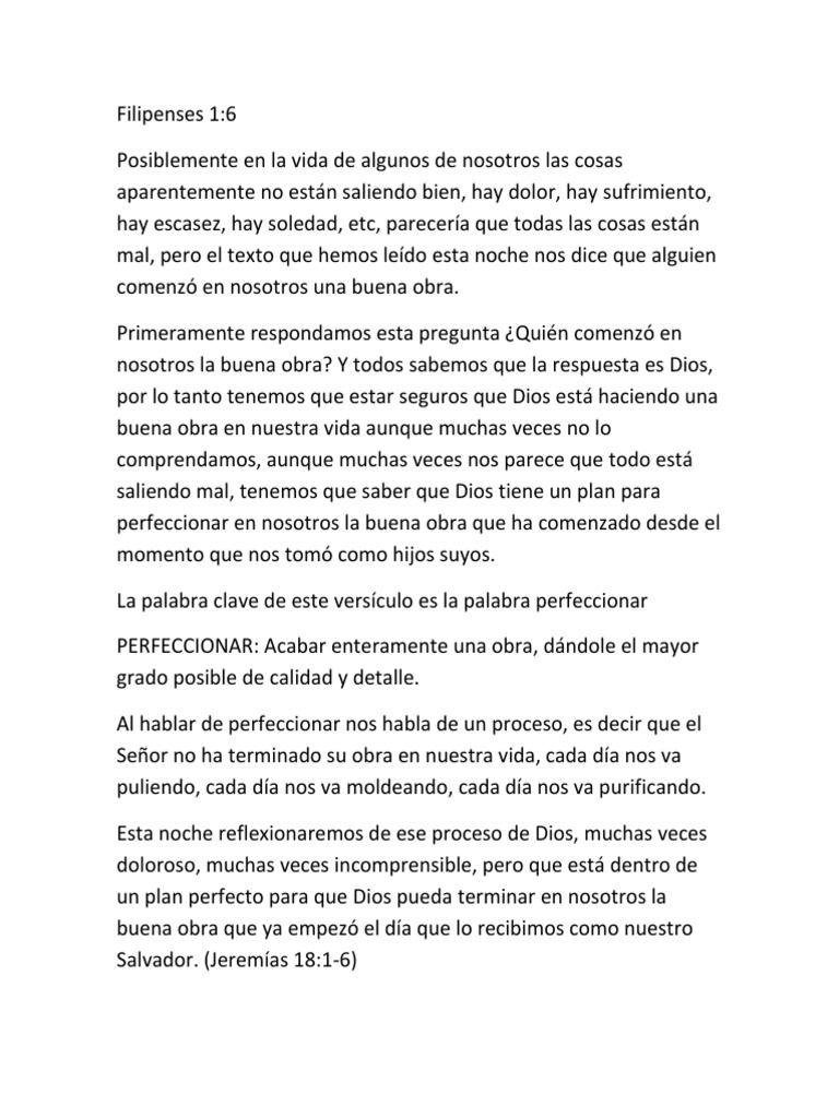 Filipenses 1docx Libro De Revelación Salvación