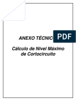 Anexo Técnico - Cálculo de Nivel Máximo de Cortocircuito