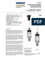 Pressure Transmitters: Tronic Line