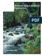 Erosion and Sediment Control Guidelines for Urban Construction