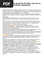 Nova Biografia Apresenta Karl Marx Sem Cair Na Tentação Maniqueísta