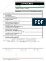 08 Ecuaciones Quinto de Primaria PDF