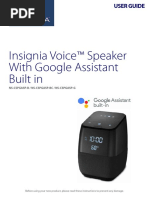 insignia google speaker manual