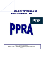 Programa de prevenção de riscos ambientais para aviação agrícola