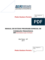 Programa Especial de Formação Pedagógica R2 Manual