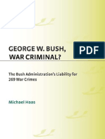 Bush War Criminal