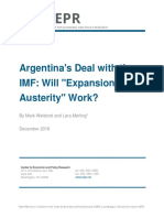 El acuerdo de Argentina con el FMI: ¿Funcionará la “austeridad expansiva”? 