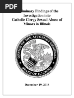 Illinois Attorney General Preliminary Findings