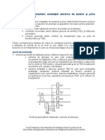 Dimensionarea Elementelor Instalaţiei Electrice de Lumină Şi Prize