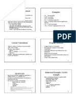 Verilog Language: Lexical Conventions Examples