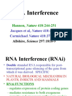 RNA Interference: Hannon, Nature 418:244-251