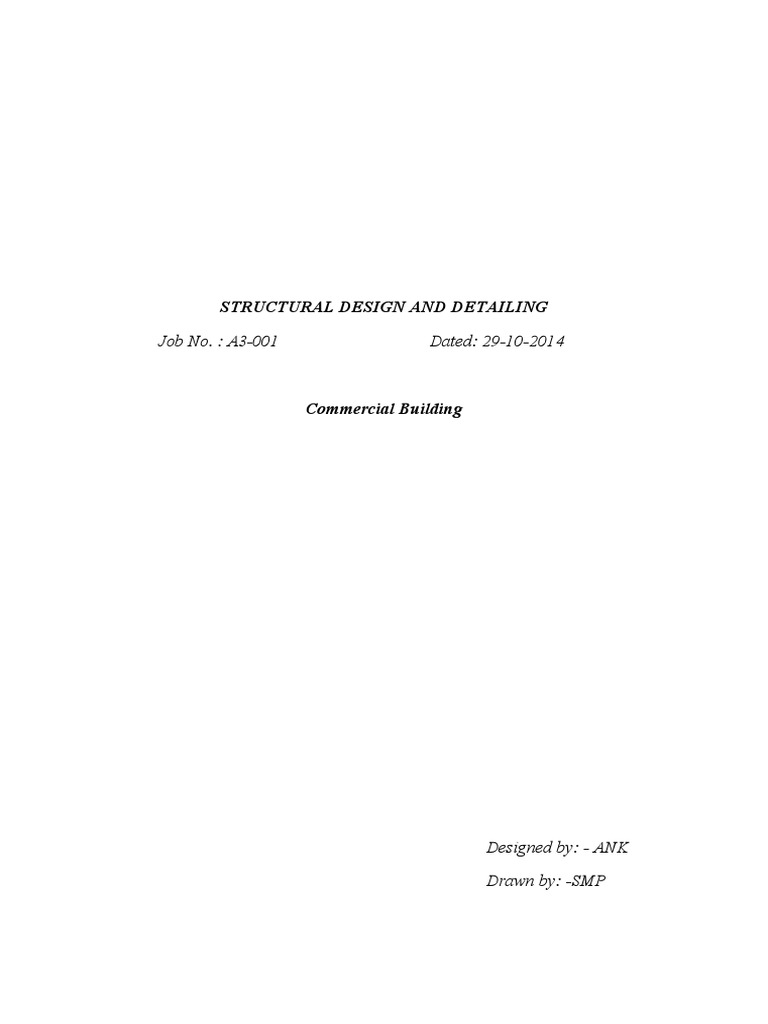 Structural Design Codes for Commercial Building | PDF | Technology ...