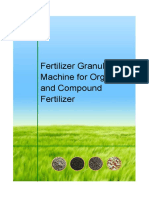 Fertilizer Granulating Machine Types