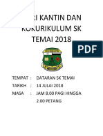 Hari Kantin Dan Kokurikulum SK Temai 2018