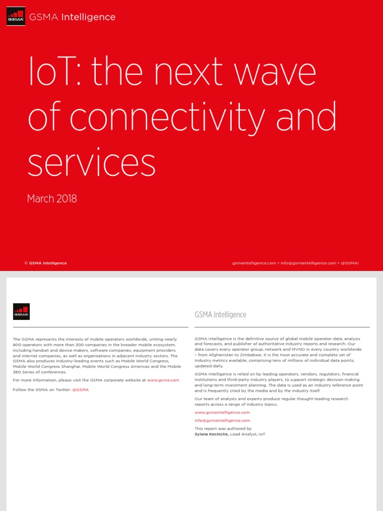 IoT The Next Wave of Connectivity and Services | PDF | Internet Of ...