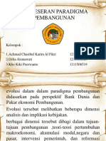 Pergeseran Paradigma Pembangunan