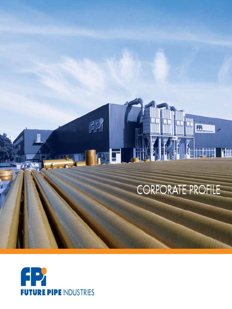 FPI Corporate Brochure-English | PDF | Fiberglass | Pipe (Fluid Conveyance)