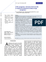 Comparison of The Pregnancy Outcomes Between The Medical and Surgical Treatments in Tubal Ectopi Pregnancy