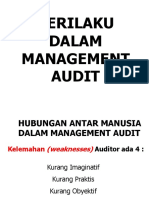 Perilaku Dalam Manjemen Audit