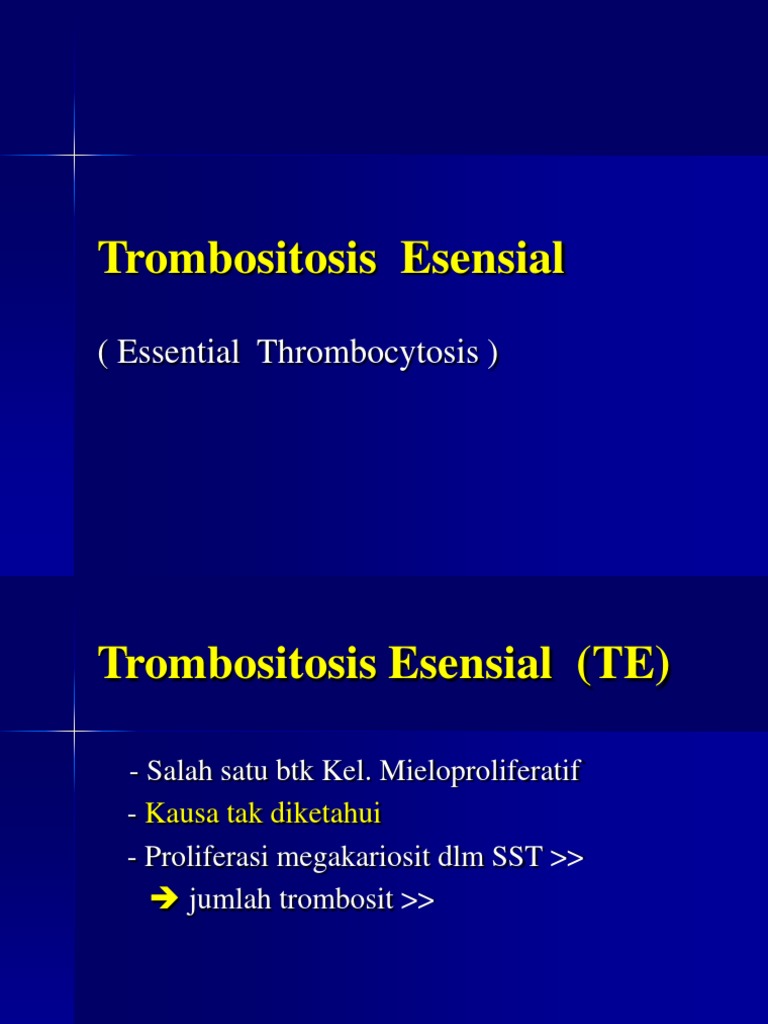 Trombositosis Esensial PDF