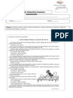 Diagnostico Lenguaje y Matemática 1