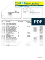 Date Particulars Instrument No Withdrawals Deposits Balance