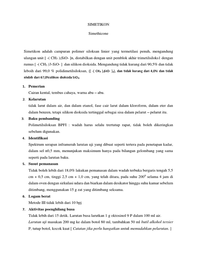 SIMETIKON | PDF