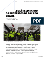 Pinheiro-Machado - França Está Reeditando Os Protestos de 2013 Do Brasil