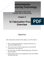 Fabrication Steps MOS Process Flow Semiconductor Manufacturing Technology