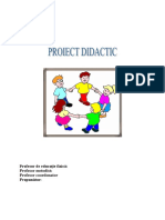 Proiect Didactic Sport