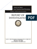 Ohio Inspector General Prison Report