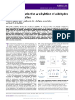 MacMillan Alkylation Using Thiophenols PDF