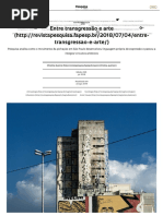 Entre transgressão e arte 