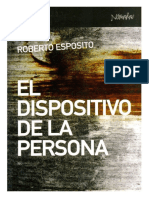 Esposito Roberto El Dispositivo de La Persona