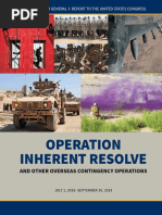Operation Inherent Resolve IG Report