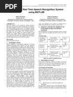 Reconocimiento de Voz - MATLAB