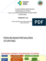 Rencana Aksi Daerah Penurunan Stunting