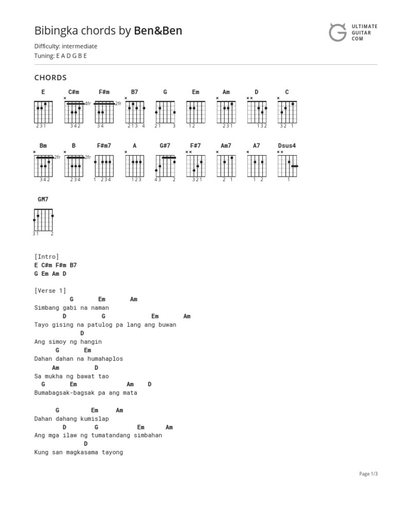 Kung Di Rin Lang Ikaw Chords