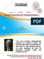 02-Investigacion Operativa I - Ing Industrial Fundamentos de Programación Lineal